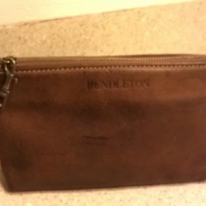 Pendleton Brown Leather Pouch